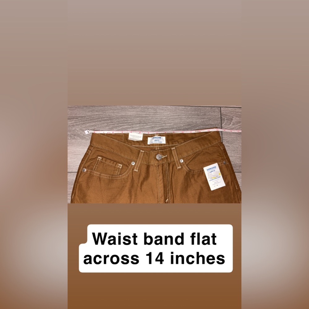 Denizen Levi’s Utility 90’s Loose Straight Sz 4/27 New W Tags Mid Rise Comfort - Picture 10 of 10